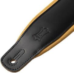 Guitar strap Levy's Amped Leather Black/Suede Guitar strap - 1