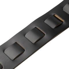 Guitar strap Levy's Amped Leather Black/Suede Guitar strap - 2