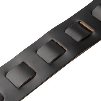 Guitar strap Levy's Amped Leather Black/Suede Guitar strap - 3