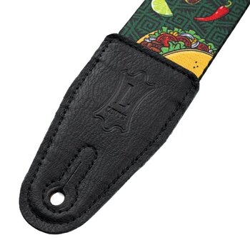 Колан за китара Levy's Tasty Grooves Green Taco Time Колан за китара - 2