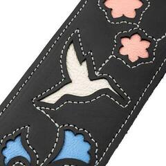 Guitar strap Levy's Sunbird Series Black Hummingbird Guitar strap - 1