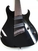 Ibanez RGMS8-BK Black Multiscale E-Gitarre