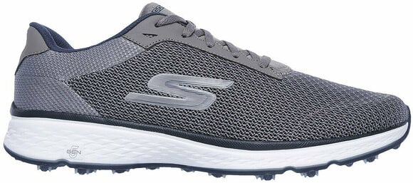 Chaussures de golf pour hommes Skechers GO GOLF Fairway - Lead Grey/Navy Blue 42,5 - 6