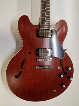 Semi-Acoustic Guitar Gibson ES-335 Satin Cherry Semi-Acoustic Guitar (Pre-owned) - 2