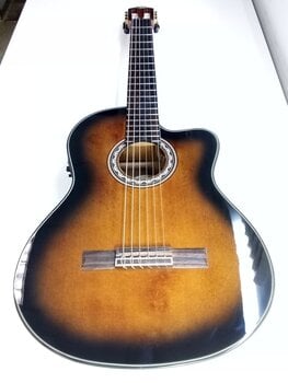 Classical Guitar with Preamp Valencia VC564CE 4/4 Brown Sunburst Classical Guitar with Preamp (Pre-owned) - 2