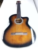 Valencia VC564CE 4/4 Brown Sunburst Classical Guitar with Preamp