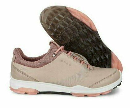 Calçado de golfe para mulher Ecco Biom Hybrid 3 Womens Golf Shoes Oyster/Muted Clay 40 - 2