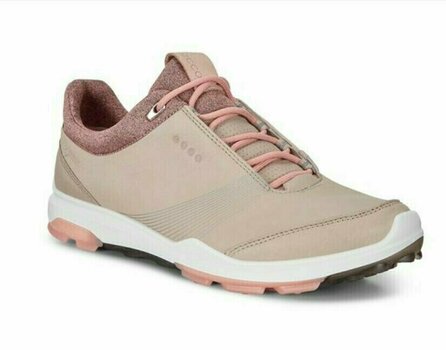 Calçado de golfe para mulher Ecco Biom Hybrid 3 Womens Golf Shoes Oyster/Muted Clay 40 - 9