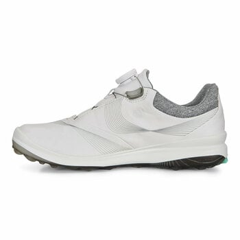 Ženski čevlji za golf Ecco Biom Hybrid 3 Womens Golf Shoes White/Emerald 41 - 4