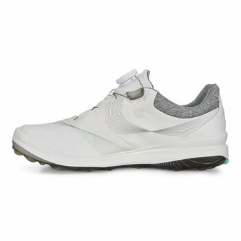 Chaussures de golf pour femmes Ecco Biom Hybrid 3 Womens Golf Shoes White/Emerald 40 - 4