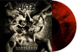 Disc de vinil Hate - Anaclasis: A Haunting Gospel Of Malice & Hatred (Limited Edition) (Fire Marble Coloured) (LP) - 1