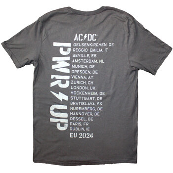Сорочка AC/DC Logo PWR-UP EU Tour '24 Grey 2XL Сорочка - 2
