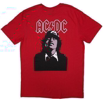 T-shirt AC/DC Mini Logo / Lock Up Your Daughters Red XL T-shirt - 2
