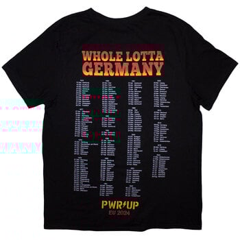 T-Shirt AC/DC Whole Lotta Germany PWR-UP EU Tour '24 Black L T-Shirt - 2