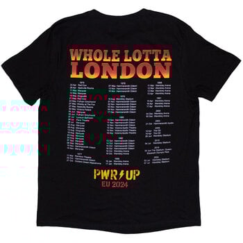 Maglietta AC/DC Whole Lotta London PWR-UP EU Tour '24 Black 3XL Maglietta - 2
