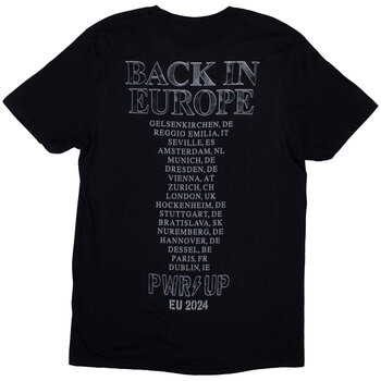 T-shirt AC/DC Back In Black PWR-UP EU Tour '24 Black XL T-shirt - 2