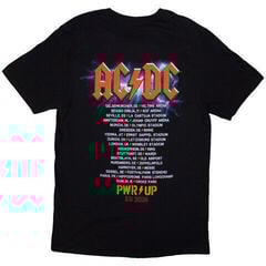 T-Shirt AC/DC Guitar PWR-UP EU Tour '24 Black L T-Shirt - 1