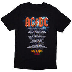 T-shirt AC/DC Guitar PWR-UP EU Tour '24 Black XL T-shirt - 1
