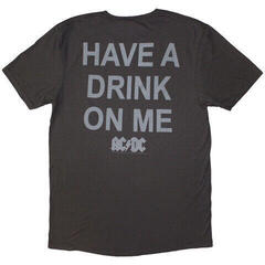 T-shirt AC/DC Have A Drink On Me Grey 2XL T-shirt - 1