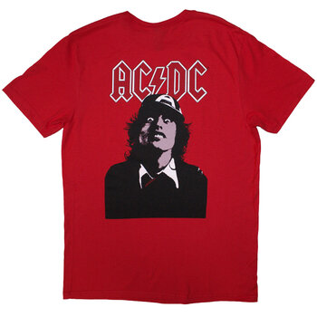 Marškinėliai AC/DC Mini Logo / Lock Up Your Daughters Red 3XL Marškinėliai - 2