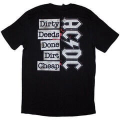 T-shirt AC/DC Mini Logo / Dirty Deeds Black 2XL T-shirt - 1