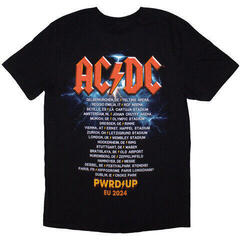 T-shirt AC/DC PWRD-UP In Rock We Trust Black XL T-shirt - 1