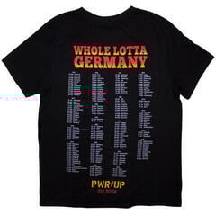 Skjorte AC/DC Whole Lotta Germany PWR-UP EU Tour '24 Black 2XL Skjorte - 1