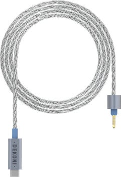 Kabel za slušalice Dekoni Audio Ensemble USB-C Silver 52" Braided MMCX IEM Kabel za slušalice - 4