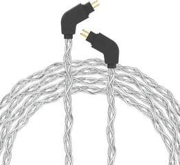 Kabel za slušalice Dekoni Audio Ensemble USB-C Silver 52" Braided 2-Pin IEM Kabel za slušalice - 1
