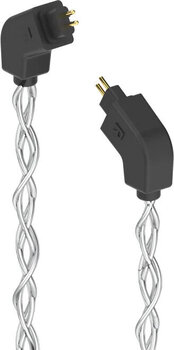 Kabel za slušalice Dekoni Audio Ensemble USB-C Silver 52" Braided 2-Pin IEM Kabel za slušalice - 3