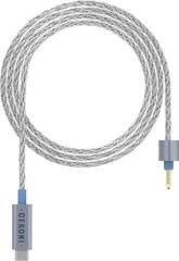 Kabel za slušalice Dekoni Audio Ensemble USB-C Silver 52" Braided 2-Pin IEM Kabel za slušalice - 3