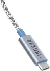 Kabel za slušalice Dekoni Audio Ensemble USB-C Silver 52" Braided 2-Pin IEM Kabel za slušalice - 4