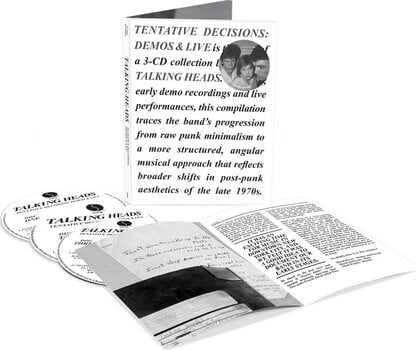 CD диск Talking Heads - Tentative Decisions: Demos & Live (3 CD) - 2