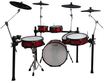 E-Drum Set Alesis Strike Pro SE Red E-Drum Set (Neuwertig) - 3