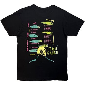 Skjorte The Cure Beach Party Tour '86 (Back Print) Black XL Skjorte - 2