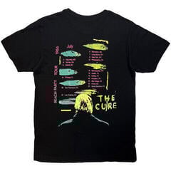 Skjorte The Cure Beach Party Tour '86 (Back Print) Black 2XL Skjorte - 1