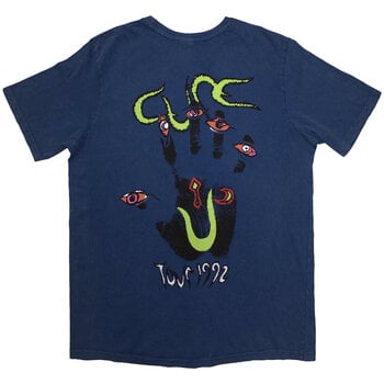 Skjorta The Cure Wish Tour '92 (Back Print) Denim Blue 2XL Skjorta - 2