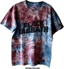 Tricou Black Sabbath Wavy Logo Wash Collection Blue & Red XL Tricou - 2