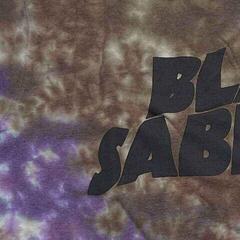 Tricou Black Sabbath Wavy Logo Wash Collection Brown & UV Purple M Tricou - 1