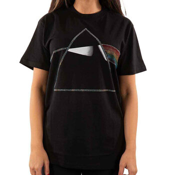 Shirt Pink Floyd Dark Side of the Moon Embellished Black M Shirt - 4