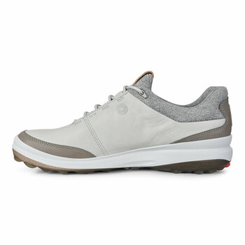 Férfi golfcipők Ecco Biom Hybrid 3 Mens Golf Shoes Concrete/Scarlet 42 - 3