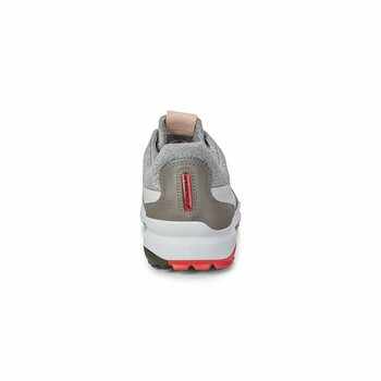Golfsko til mænd Ecco Biom Hybrid 3 Mens Golf Shoes Concrete/Scarlet 42 - 6