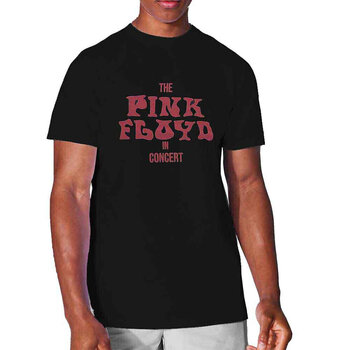 T-Shirt Pink Floyd In Concert Puff Print Black 2XL T-Shirt - 3