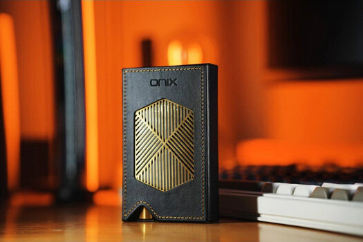 Bærbar musikafspiller ONIX Overture XM5 Leather Case Black & Gold - 6