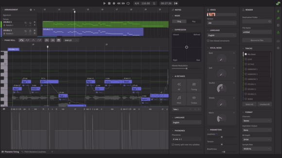 Programvare-plugin FX-prosessor Dreamtonics Synthesizer V Pro Mand Bdl 6 Voices - 3