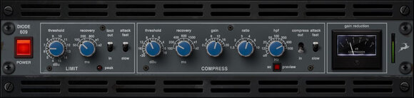 Procesador de efectos de complemento de software Antelope Audio Diode 609 (Producto digital) - 2