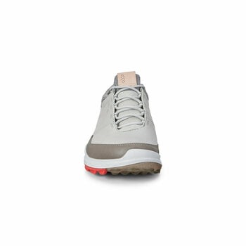 Pánské golfové boty Ecco Biom Hybrid 3 Mens Golf Shoes Concrete/Scarlet 47 - 5