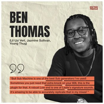 Programski Plug-In efekti Safari Audio Bull Sub Machine (Digitalni proizvod) - 5