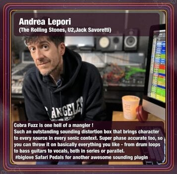 Plug-in de software para processadores FX Safari Audio Cobra Fuzz (Produto digital) - 5