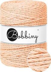 Cordon Bobbiny 3PLY Macramé Rope 5 mm 100 m Unicolor Peach Fuzz Cordon - 1